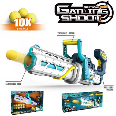 GATLING SHOOT EVA-BALL SOFT BULLET GUN